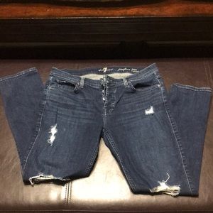 EUC 7 for All Mankind Josefina Skinny Boyfriend